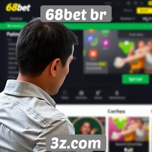 Avaliação da experiência do usuário no site 68bet br